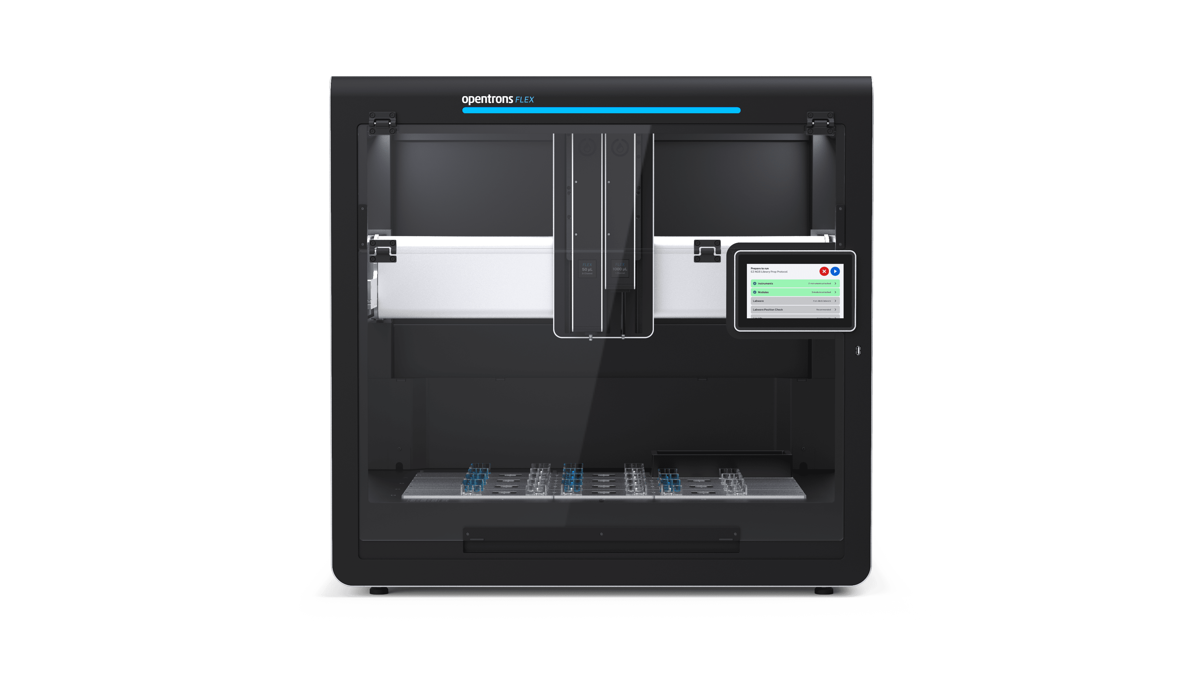Opentrons FLEX FRONT Protocol Screen