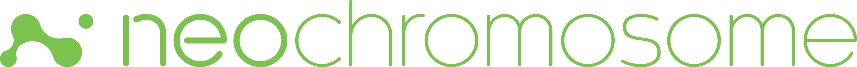 Neochromosome Logo Horizontal Green